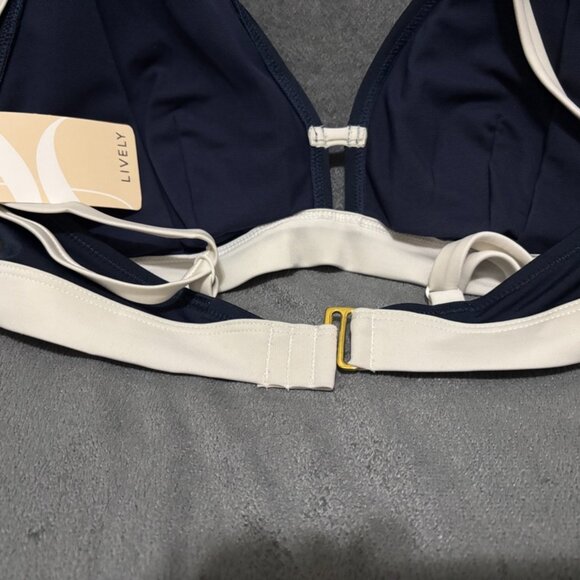 Lively The Swim Busty Bralette: Navy/White - Size 1 - Picture 4 of 5